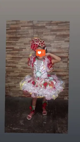 Roupa de miss infantil 