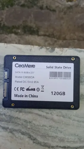 SSD SATA 3 120GB NOVO SAÚDE 100%