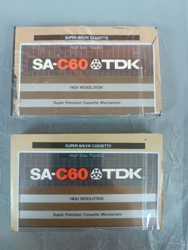 Fita cassete tdk sa c60 min 1979 Japan