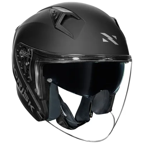 Capacete Norisk Downtown 2 Monocolor Preto Fosco tamanho 58 