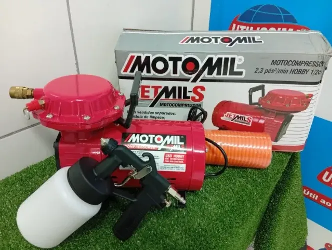 MOTOCOMPRESSOR 2,3 PÉS HOBBY 1/3HP 127/220V JETMIL-S MOTOMIL