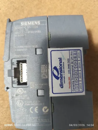 Lote 5 peças módulos de entrada Siemens