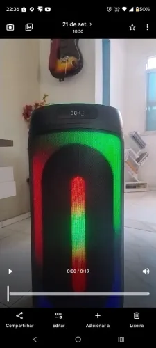 Vendo uma caixa de som amvox, ótimo preço 