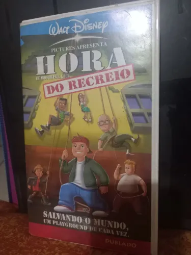 Fita VHS "A hora do recreio" Desenho