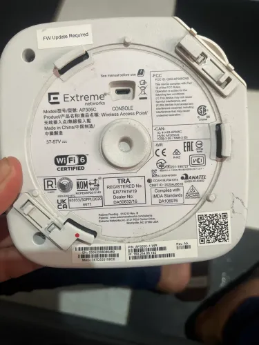 Access Point Extreme Networks AP305C - Wi-Fi 6 - Equipamento Corporativo