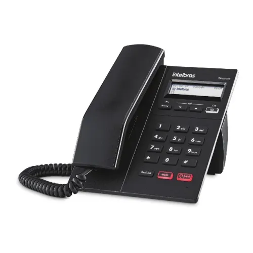 Telefone IP VoIP Intelbras TIP 125 Lite - Viva-Voz, Display, HD Voice, com Fonte
