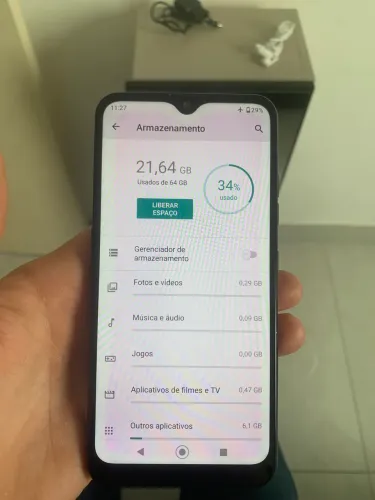 Lg k22+ 2chip 64gb  tudo ok bateria nova