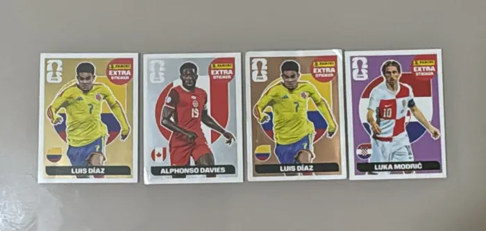 Figurinhas Legends da copa do mundo 2026