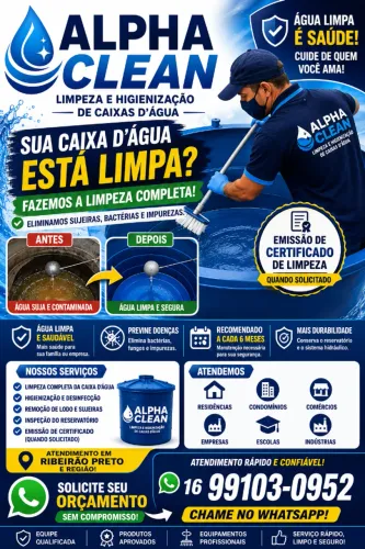 Limpeza de caixa d'água