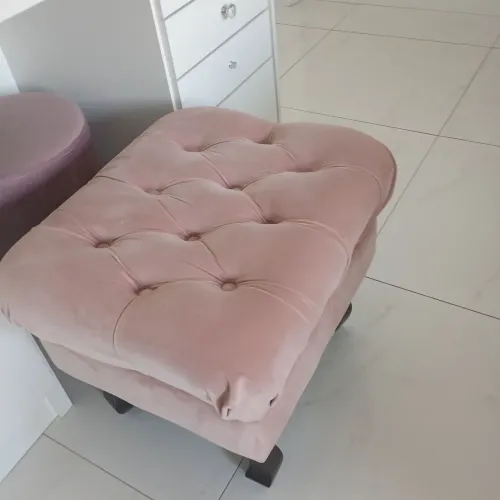 Poof Suede rose