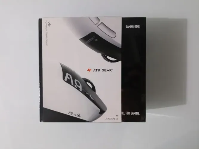 [LACRADO] Mouse Gamer Sem Fio ATK A9 Air Shadow White- 47g - 8000hz