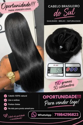 Cabelo brasileiro do Sul 150 g 800,00