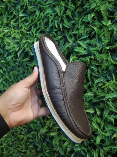 Sapato Mule couro nobre 
