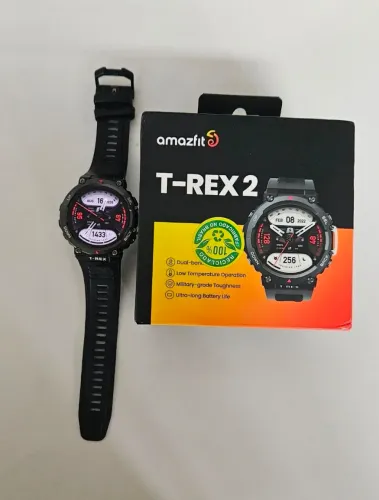 Smartwatch Amazfit T-Rex 2 (Original) - Estado de Novo + Caixa e Carregador