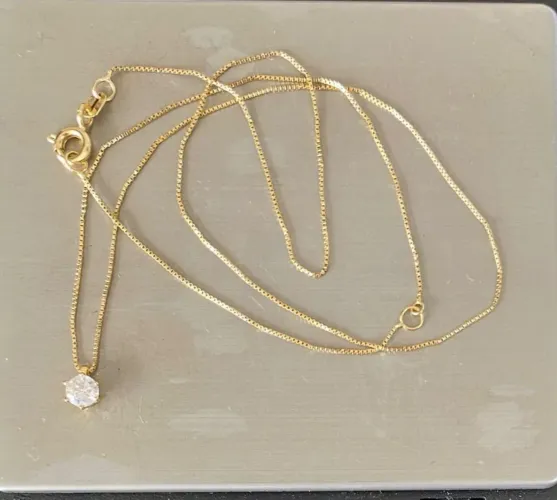 Colar feminino Ouro 18k 