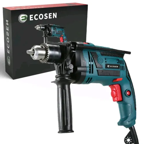 Furadeira Ecosen Auto Reverso de Impacto Parafusadeira Drill 3200R 110v