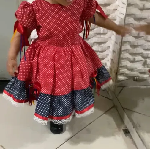 VESTIDO JUNINO 1 Ano