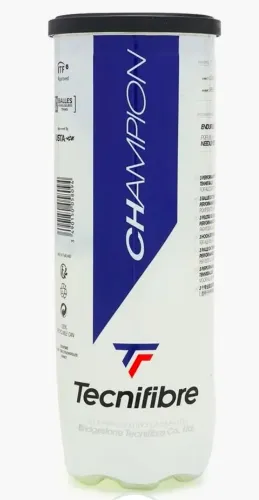 Kit 3 Tubos bolas Tênis Tecnifibre Verde Champion