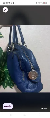 Bolsa azul Luz da Lua