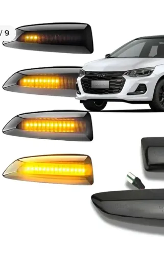 Seta paralama em led sequencial GM Onix plus 