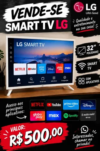 VENDA TV LG 32 POLEGADAS SMART