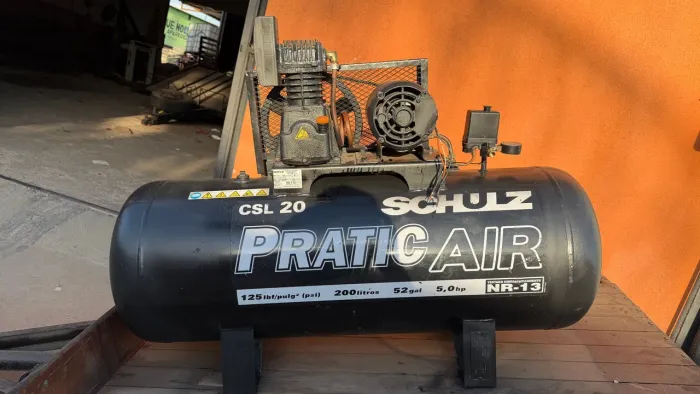Compressor 200lt - motor Trifásico - novo