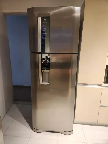 Geladeira Electrolux Duplex Inox 431L Frost Free - Ótimo Estado