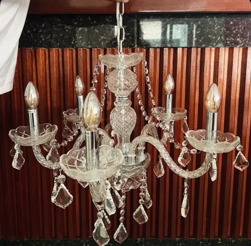 Lustre de cristal legítimo