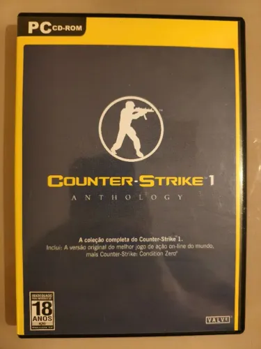 Jogo Counter-Strike 1 Anthology PC Original Físico Completo Com Encarte Valve