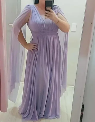 Vestido Longo Lilás TAM GG