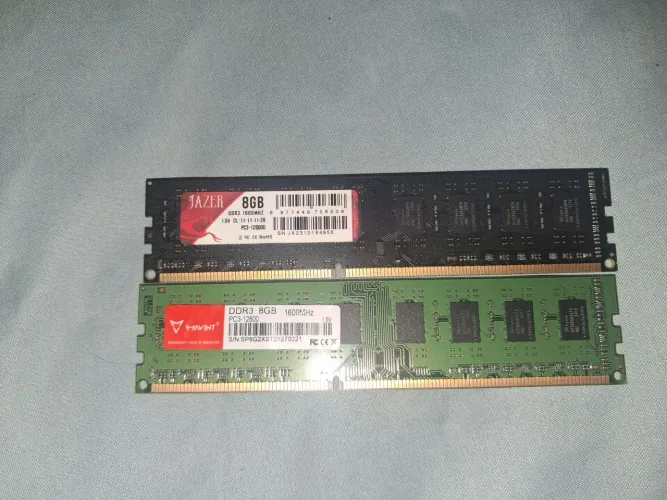 16 gb ram DDR3 1600 MHz (2x 8 gb)