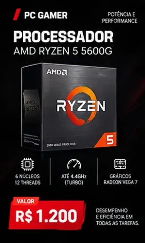 Processador usado AMD RYZEN 5 5600G