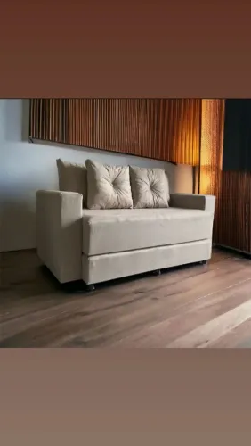Sofá CAMA para pequenos espaços, muito prático PAGA NA ENTREGA