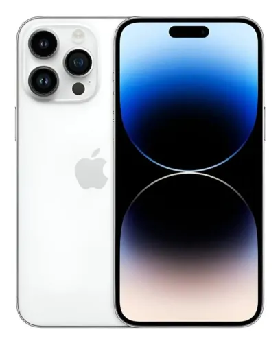 iPhone 14 Pro Max 128GB Branco - Impecável, Nunca Reparado (Único Dono)