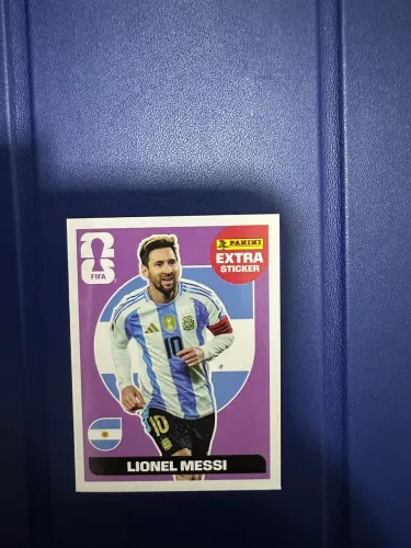 Figurinha Messi - Legend Sticker - Álbum Copa do Mundo