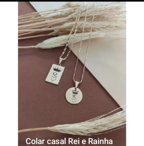 Colar Personalizado casal 