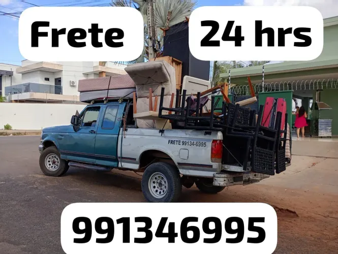 Frete 24 horas agende o seu