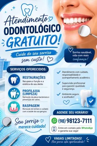 Atendimento Odontológico Gratuito 