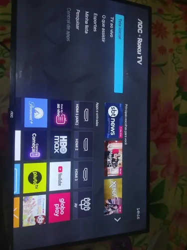 Tv 43 polegadas smart 4k Android semi nova