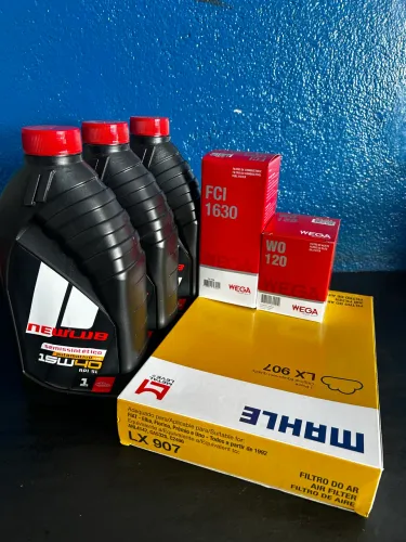 KIT TROCA DE ÓLEO E FILTROS UNO QUADRADO