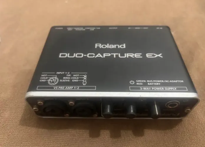 Interface de Áudio Roland Duo Capture EX