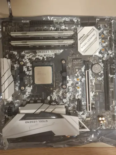 KIT AM4 - B450M STEEL LEGEND + RYZEN 7 5700X + 2X8 DDR4 BALLISTIX 3200 MHZ