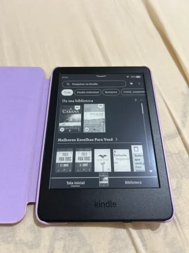 Kindle paperwhite geraçao recente,versão 7.62