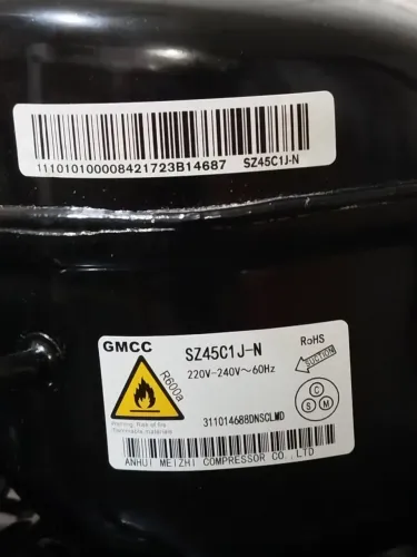 Vendo compressor de geladeira novo 220