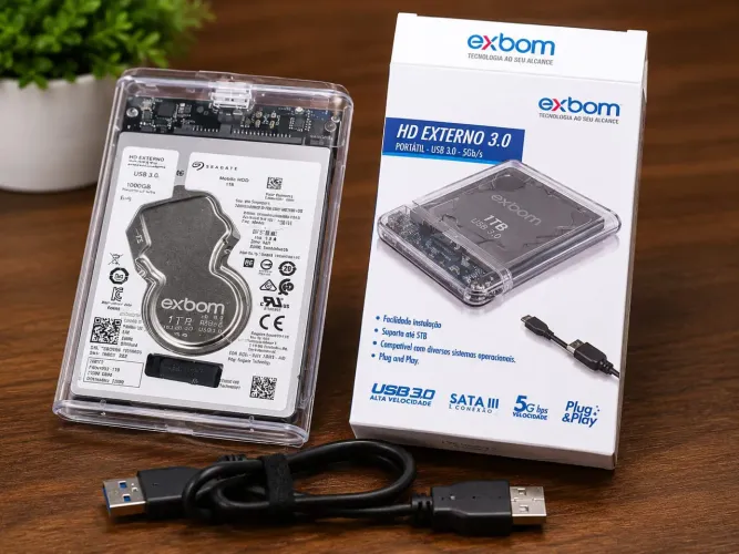 HD externo 1000 gigas Seagate 1 tera