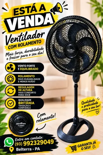 vende-se um ventilador de coluna