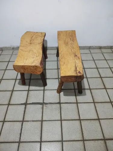 Bancos rústicos novos