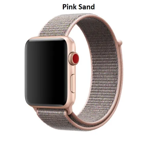 38/40mm Pulseira Nylon com velcro