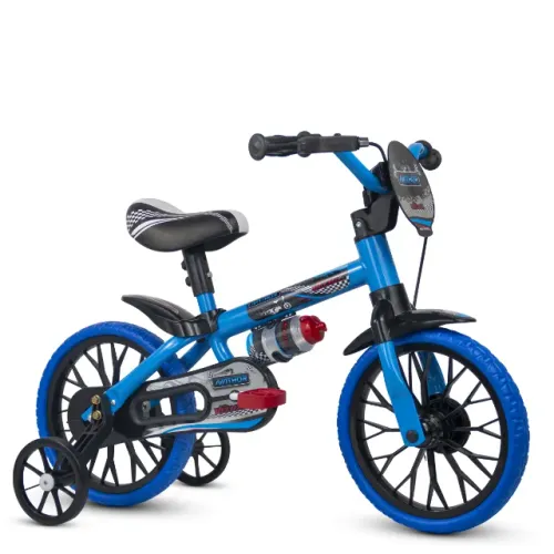Bicicleta Infantil Azul Aro 12 Veloz Rodinhas 3 A 5 Anos - PRODUTO NOVO NA CAIXA LACRADA