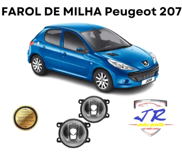 Par Farol De Milha Peugeot 207 2009